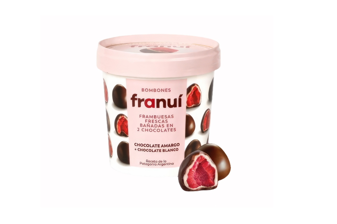 

Малина Franui в белом и темном шоколаде замороженная 150 г