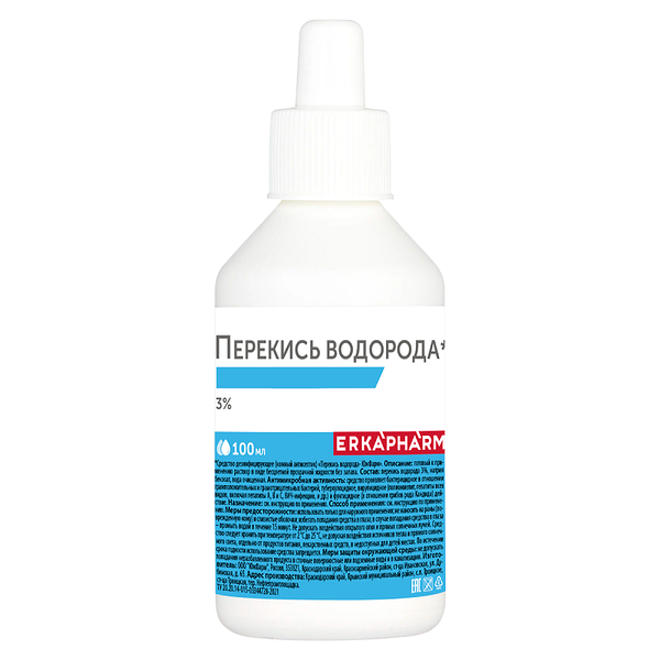 Перекись водорода 3% 100 мл