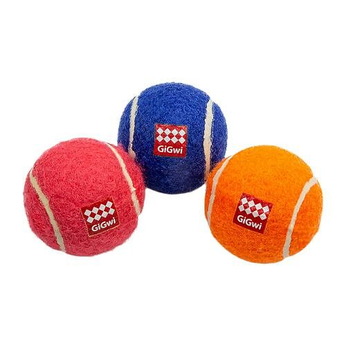 Gigwi Игрушка для собаки 3 мяча с пищалкой 4.8 см