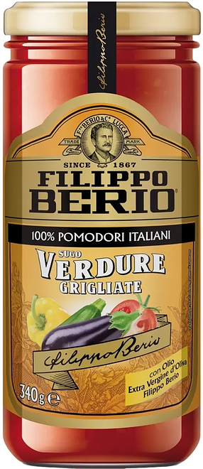 

Соус томатный Filippo Berio с овощами на гриле 340 г