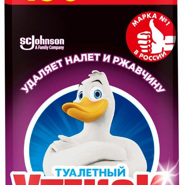 Чистящее средство для унитаза Туалетный Утенок Антиналет 900 мл
