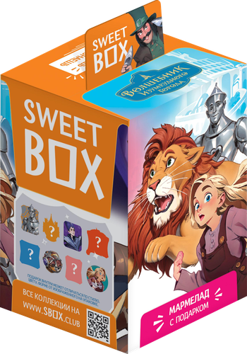 

Мармелад Sweet Box Волшебник Изумрудного города в ассортименте 10 г