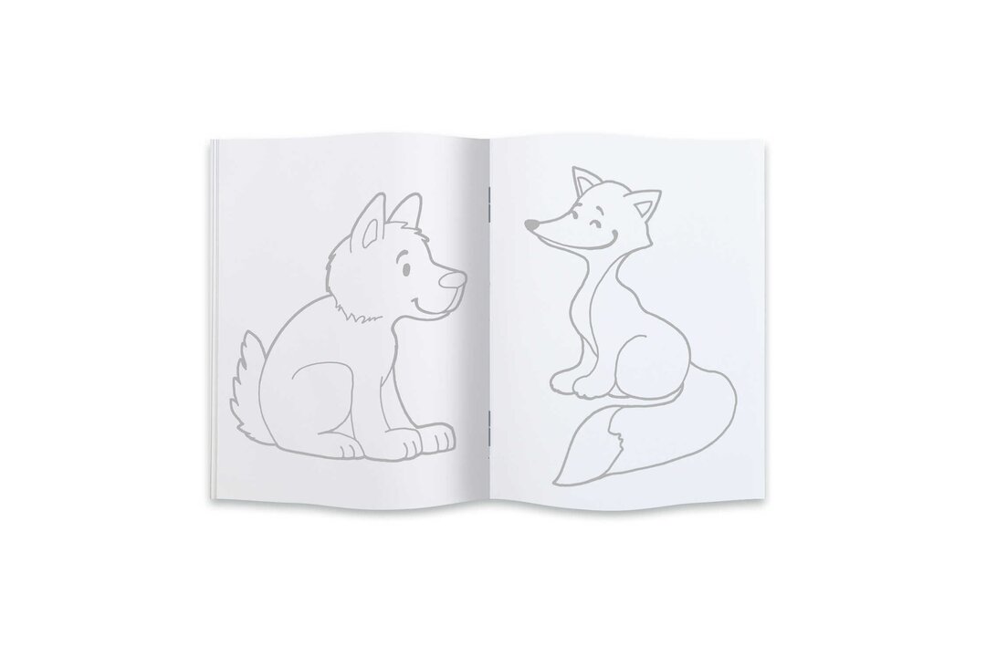 

Раскраска для детей Феникс+ Дикие животные 212х275 мм