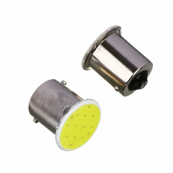 T15 S103A  /белый/ (BA15S) COB 12chip 1 contact(1156) блистер, 2 шт