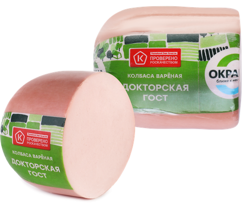 

Колбаса Окраина Докторская вареная весовая