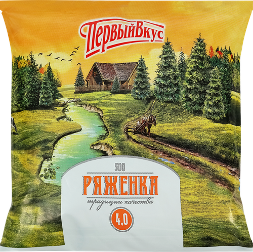 

Ряженка Первый вкус 4% 500 г