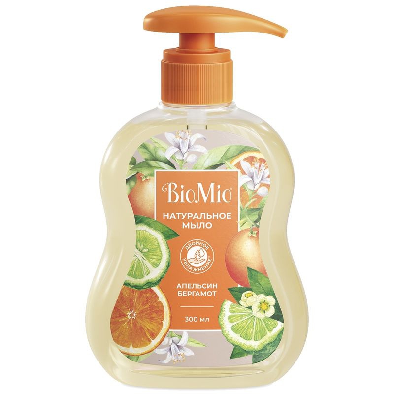 

Жидкое мыло BioMio Апельсин-бергамот 300 мл