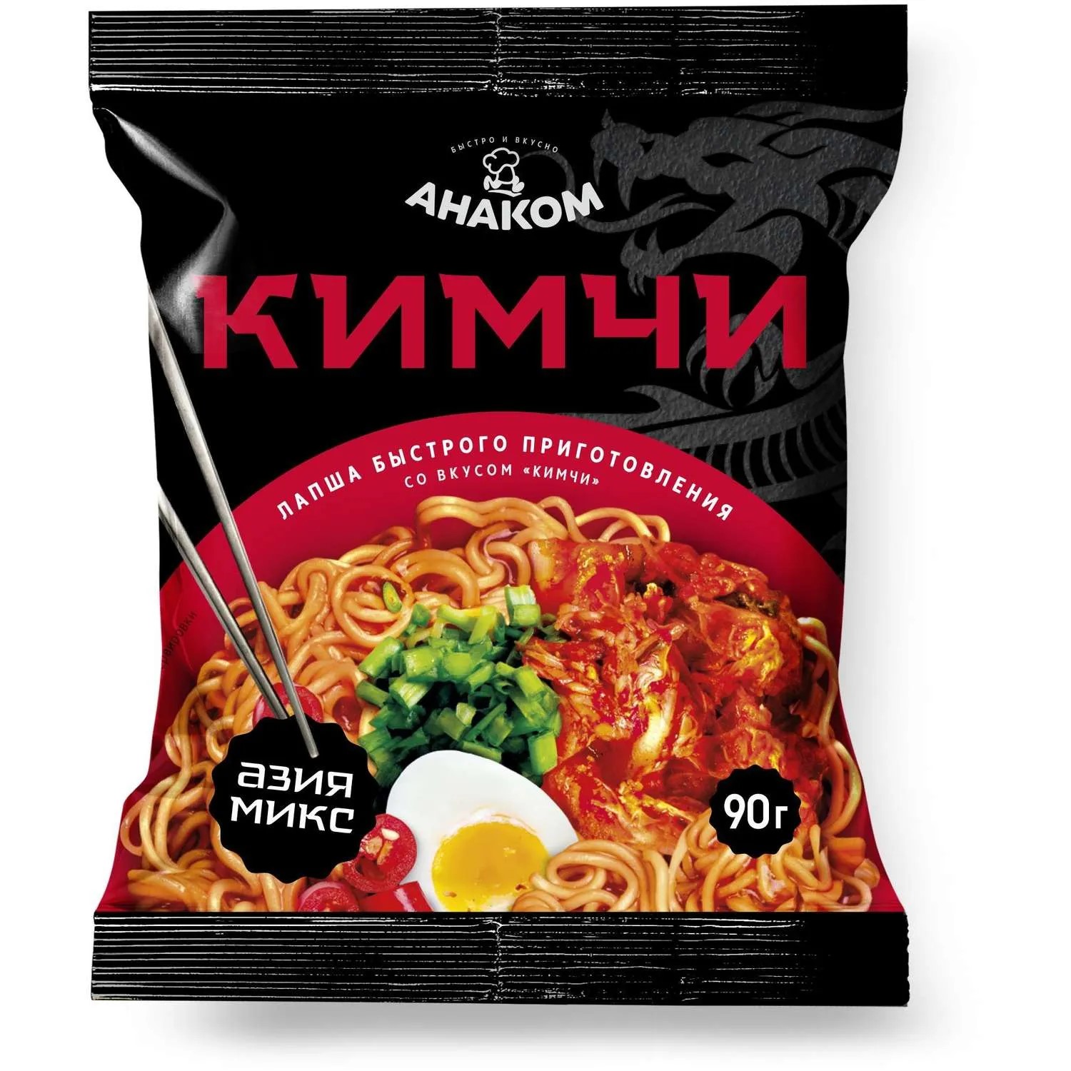 

Лапша быстрого приготовления Анаком со вкусом Кимчи 90 г