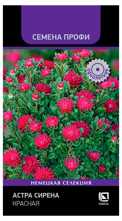 

Семена Поиск Астра Сирена Красная 0.5 г