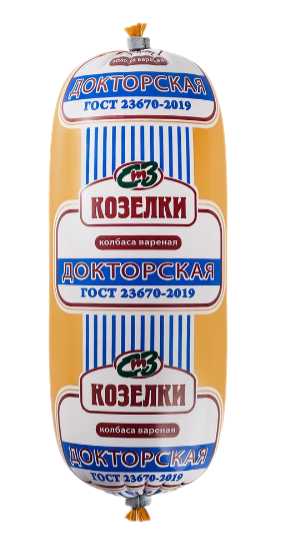 

Колбаса вареная Козелки Докторская ГОСТ весовая