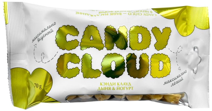 

Драже Candy Cloud Попкорн карамельный в белой шоколадной глазури со вкусом йогурта и дыни 70 г