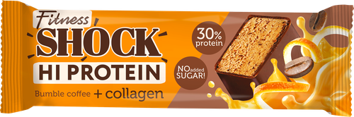 

Батончик протеиновый FitnesShock Hi Protein глазированный Кофе, апельсин 40 г