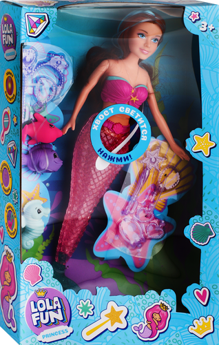 

Кукла Lola Fun Русалка со световыми эффектами 33 см Арт. 115239