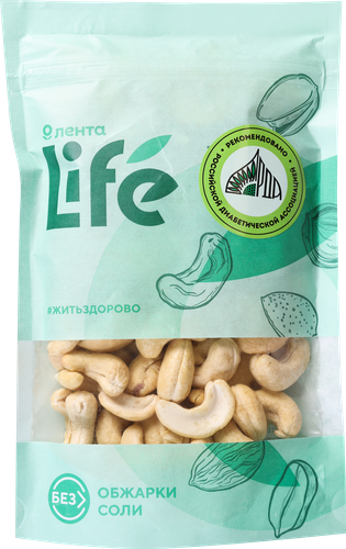 

Кешью Лента Life натуральный 200 г