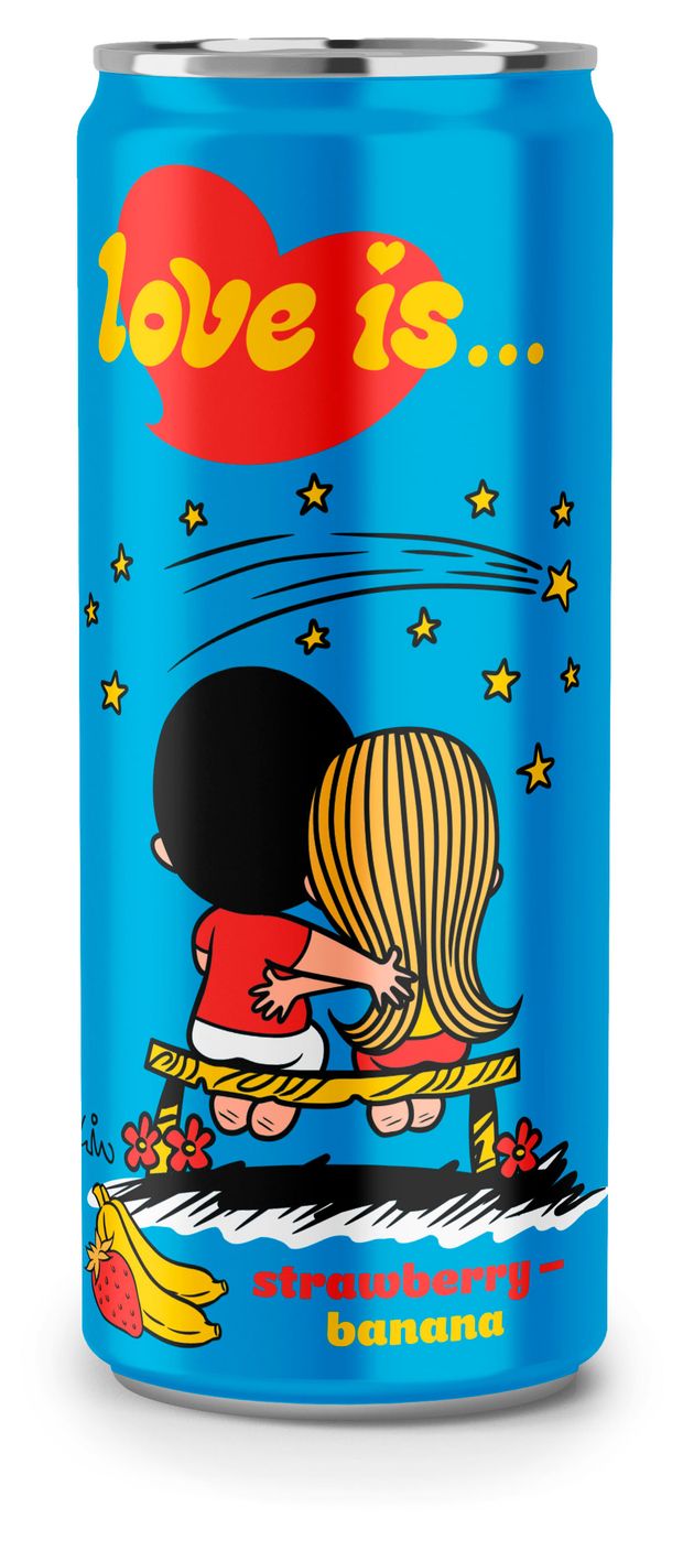 

Напиток газированный Love Is Клубника-банан 330 мл