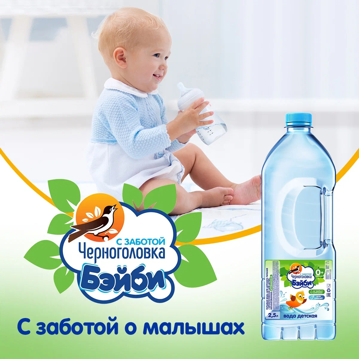 

Вода детская Черноголовка Бэйби негазированная 2.5 л