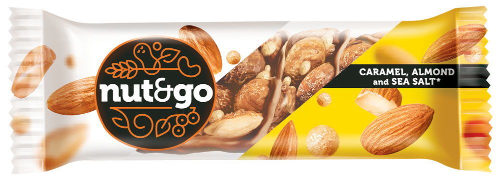 

Батончик Nut&Go миндальный с карамелью и морской солью 34 г