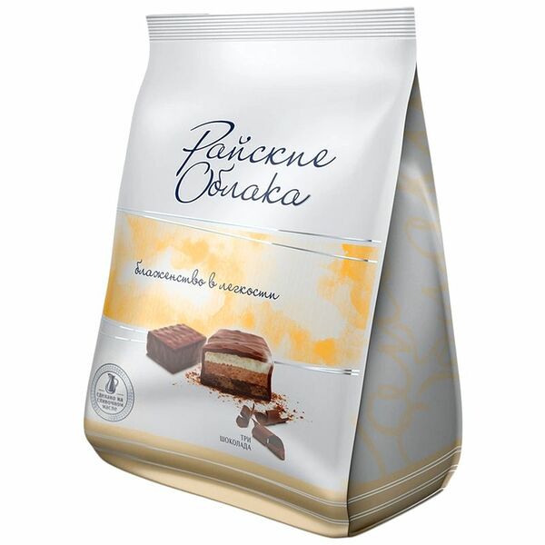 Конфеты Райские облака Суфле три шоколада 200 г