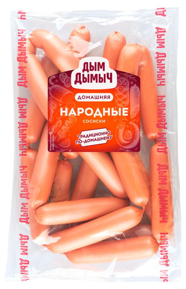 

Сосиски Российские Дым Дымычъ вес