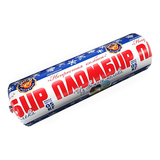 Мороженое Сам-По Непростая колбаса пломбир 500 г