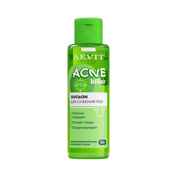 Лосьон для лица Aevit Acnekiller для сужения пор 100 мл