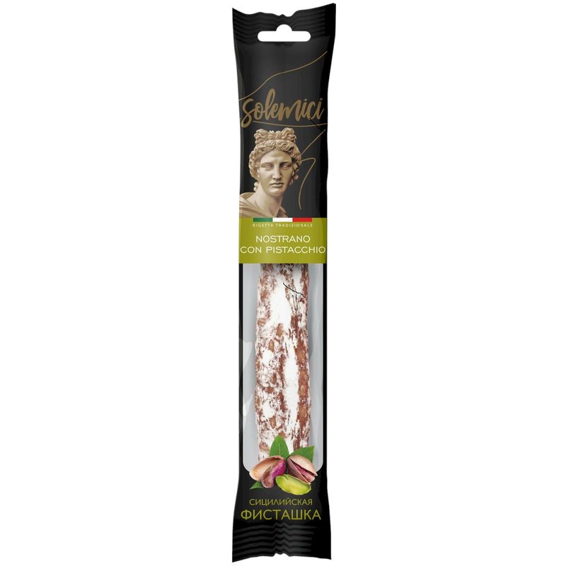 

Колбаса Solemici Nostrano Con Pistacchio сыровяленая полусухая 150 г