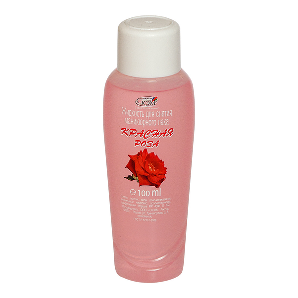 Жидкость Красная роза для снятия лака 100 мл