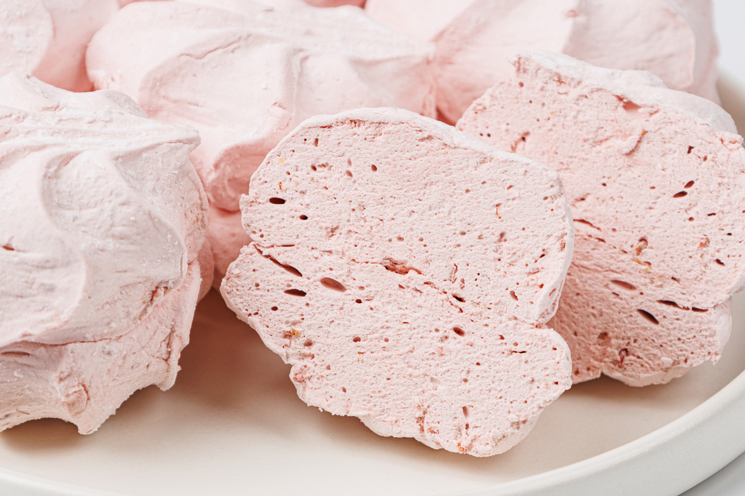 

Зефир из печеных яблок с малиной