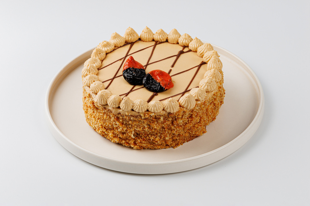 

Торт "Рыжуля" с сухофруктами и грецким орехом, 600 г