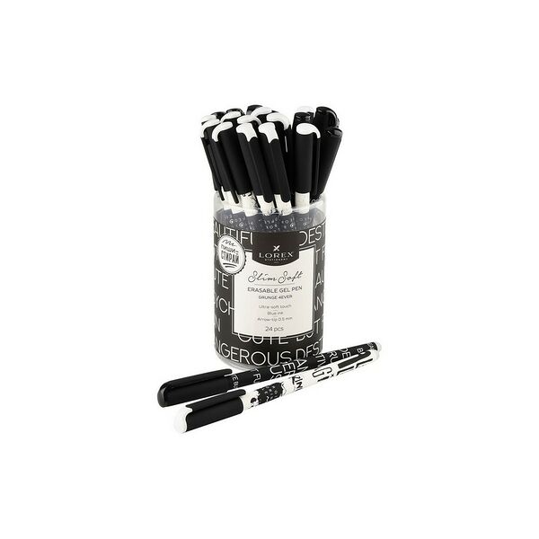 Ручка гелевая стираемая Lorex Grunge 4ever Slim Soft 0,5 мм синий