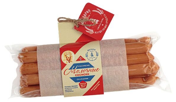 

Сосиски Макларин Молочные Классические 430 г