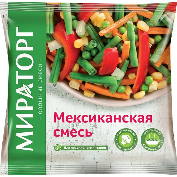 Смесь овощная Мираторг Мексиканская быстрозамороженная 400г
