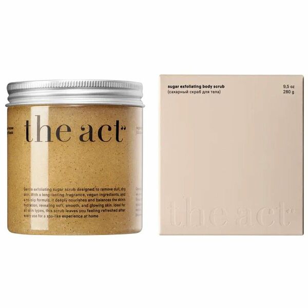 Сахарный скраб для тела The Act Кокосовое печенье 280 г