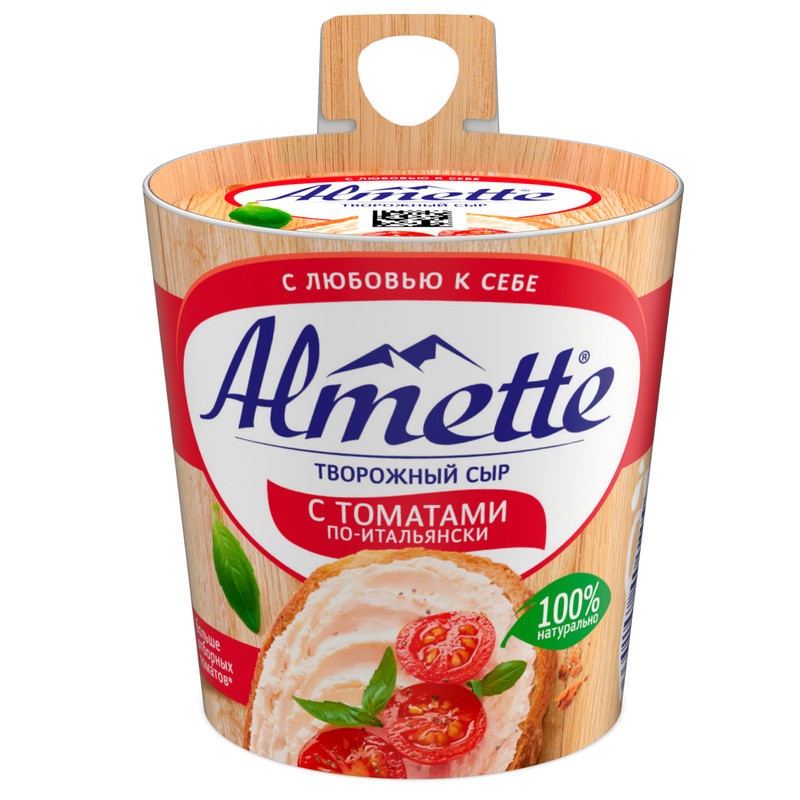 

Сыр творожный Almette с томатами по-итальянски 57%, 150г