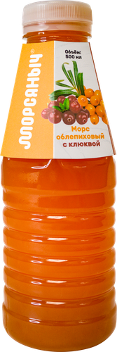 

Морс Морсяныч Облепиховый с клюквой ПЭТ 500 мл