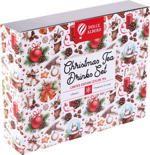 

Набор чая и чайных напитков Dolce Albero 6 вкусов, 72 пакетиков, 388 г