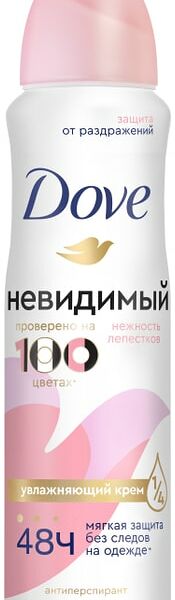Антиперспирант-дезодорант Dove невидимый Нежность лепестков 48ч защиты 150мл