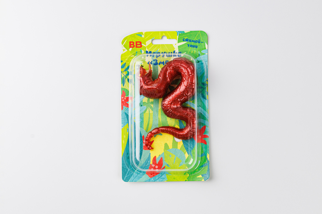 

Игрушка Змея ВкусВилл тянущаяся, в ассортименте