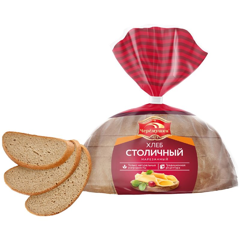 

Хлеб Черёмушки Столичный нарезанный 330 г