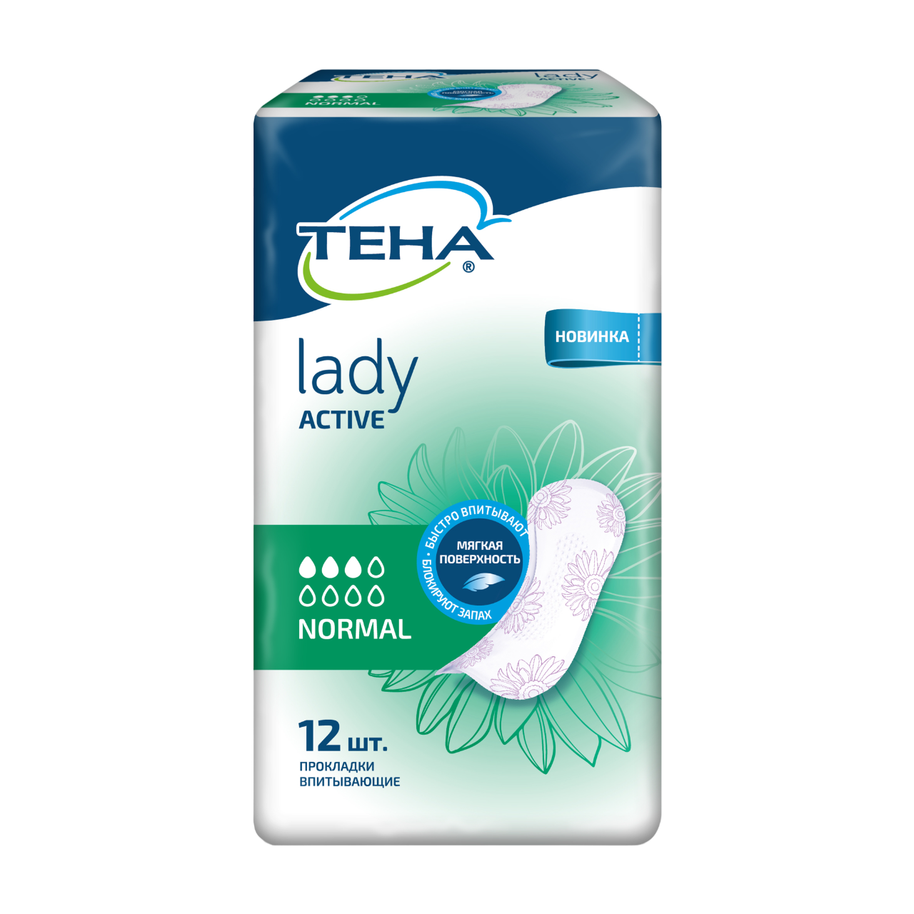 

Прокладки Tena Lady Active урологические normal 12 шт.