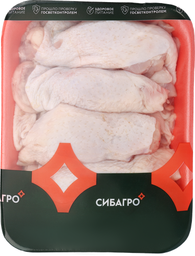 

Мясо бедра куриное СИБАГРО б/к охл. подложка вес до 1.8 кг