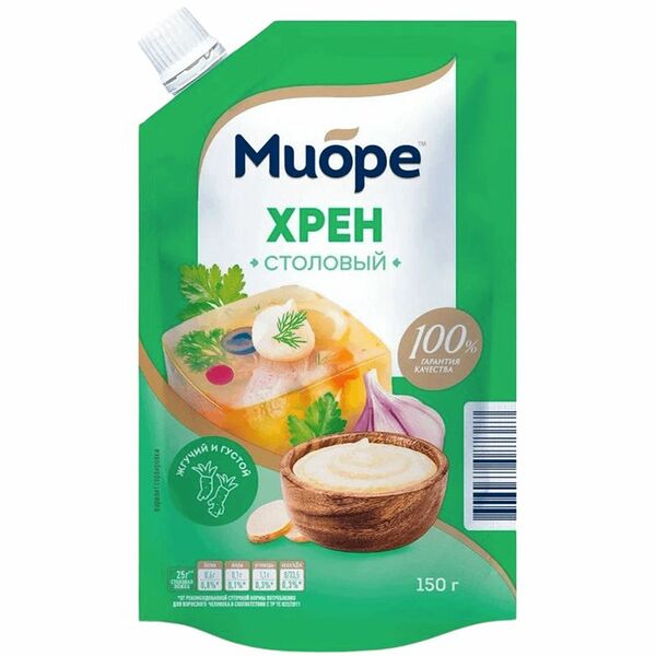 МИОРЕ Хрен столовый острый 150г