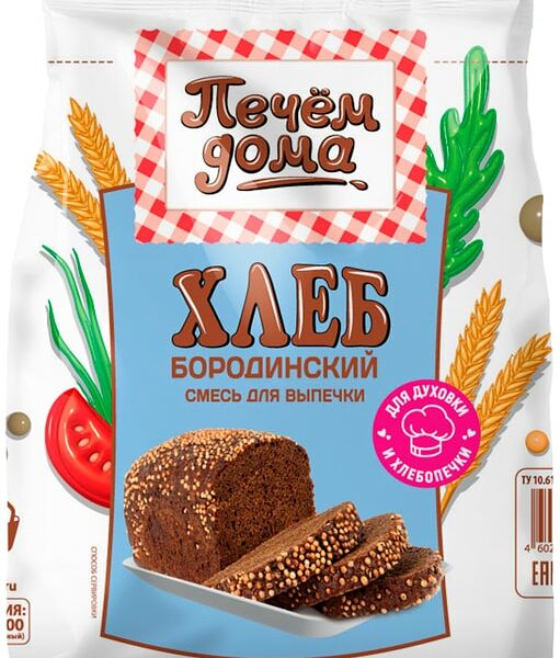 Смесь для выпечки Печем дома Хлеб бородинский 500г