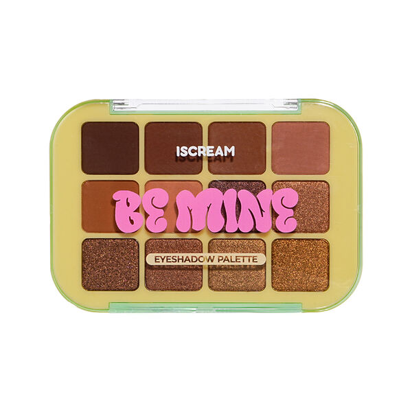 Тени для век из палетки Iscream BE MINE оттенки 01-12 12,6 г