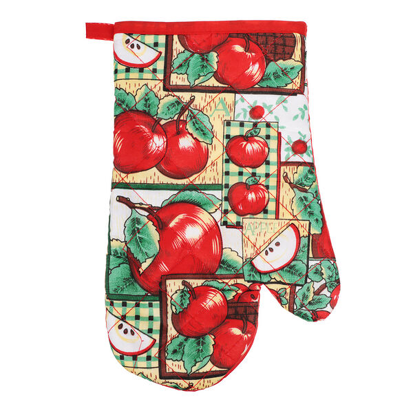 Прихватка-варежка, 100% полиэстер, 17х25см, 4 дизайна в ассортименте