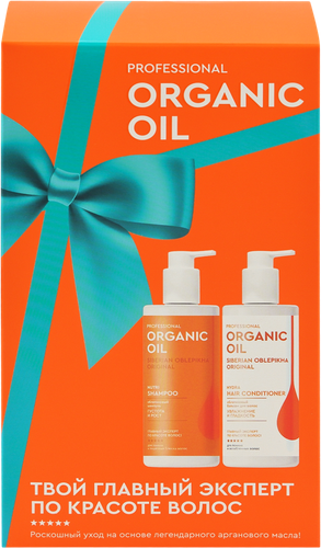 

Набор подарочный женский PROFESSIONAL ORGANIC OIL шампунь для волос Облепиховый, бальзам для волос