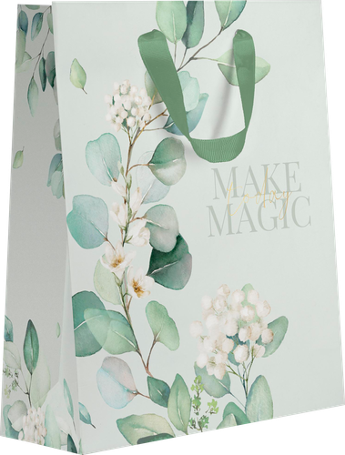 

Пакет подарочный Пакетико Эвкалипт Крафт 23х18х10 см в ассортименте