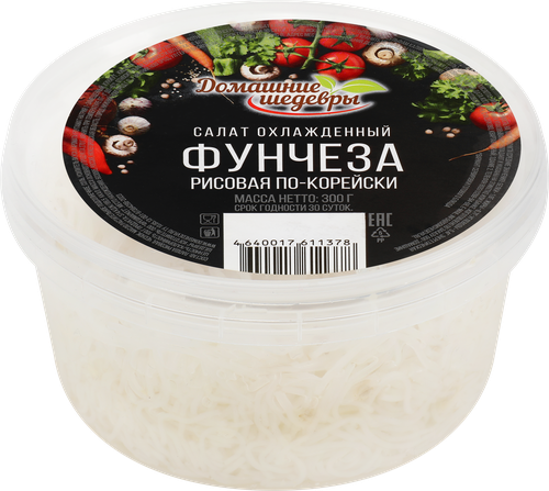 

Фунчеза Домашние шедевры По-корейски, 300 г