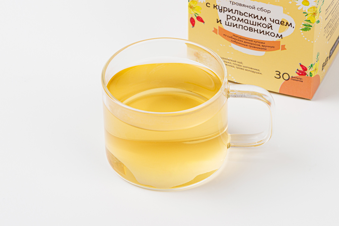 

Травяной сбор с курильским чаем, ромашкой и шиповником 45 г