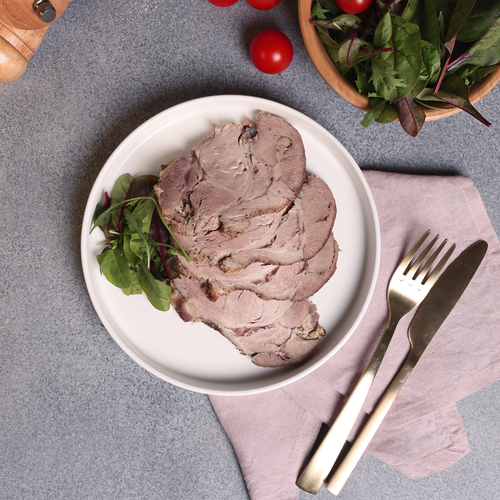 

Буженина запеченная Лента Fresh из свиной шеи в нарезке весовая